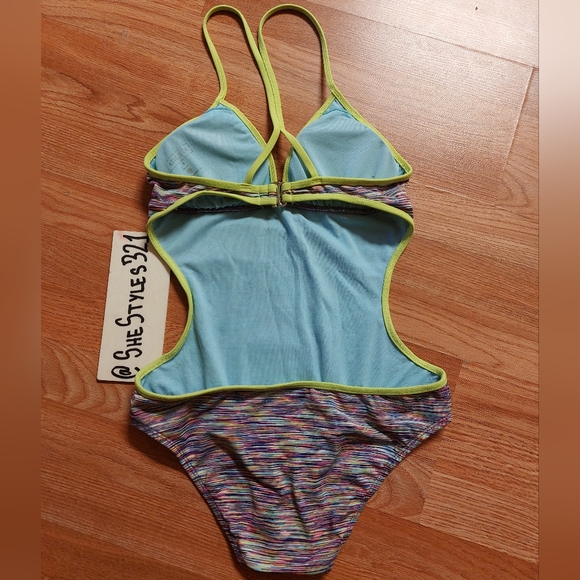 Athleta One Piece Open Back Swimsuit - Picture 2 of 3